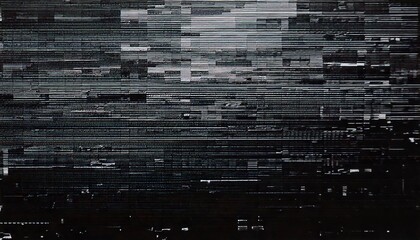 モノクロノイズ　断絶のノイズ 　グリッチの向こう側に見えるもの　ノーシグナルの世界で揺らめく記憶の断片