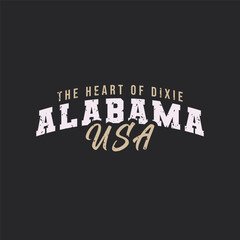 Alabama Streetwear Graphic Design