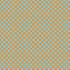 Floral geometric patterns, seamless paper and mosaic fabric