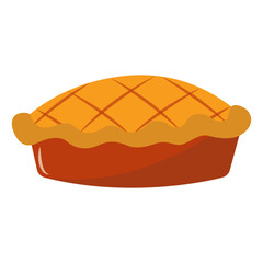 Thanksgiving Day Element with Cartoon Design. Vector Illustration.