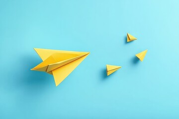 Success Transformation from Sinking Boat to Flying Paper Airplane Concept