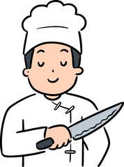 Illustration of chef