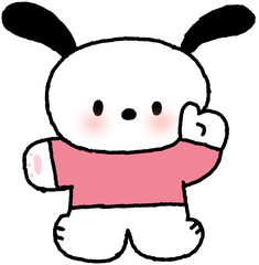 오케이 사인을 하는 강아지 / Dog Making OK Sign