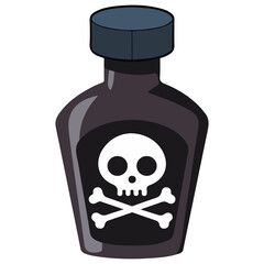 Modern poison bottle logo��