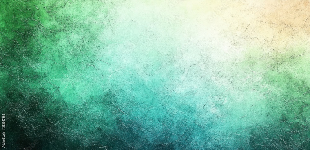 Poster gradient background of pastel green and blue textured marble with abstract soft colors and subtle gr