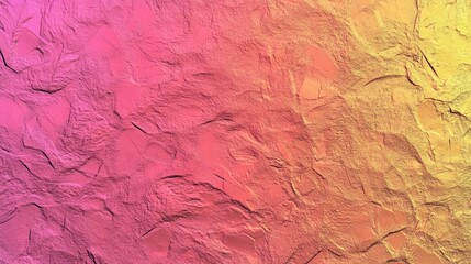 Obraz premium Abstract textured background with vibrant pink and yellow hues, ideal for creative design projects and wallpapers