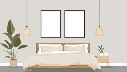 Modern bedroom interior design