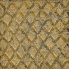 Floral geometric patterns, seamless paper and mosaic fabric