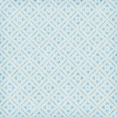 Floral geometric patterns, seamless paper and mosaic fabric