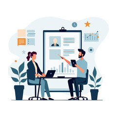 business presentation illustration