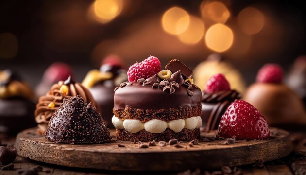 Gourmet Desserts Pastries Cakes Cookies Ice Cream Chocolate Cream Sweets Bakery Collection