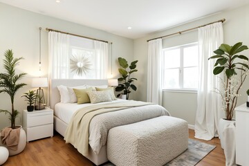 Fototapeta premium bedroom interior