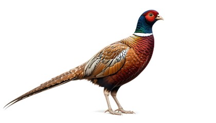 pheasant isolated on white