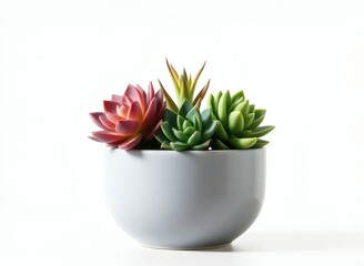Obraz premium Charming Cactus Display in Modern Planter