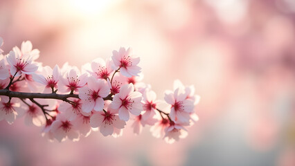 Obraz premium Gentle Blossom: A Serene Floral Presentation