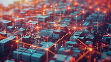 High detail visualization of ethical supply chain management corporate logistics network ensuring fair trade sustainable sourcing and responsible labor practices
