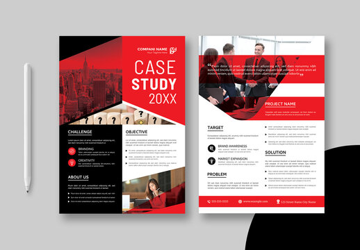 Business Case Study Template Layout