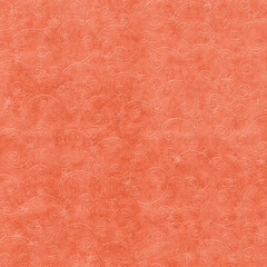 Floral ornament with swirl pattern, seamless paper  fabric