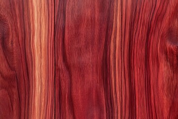 Red wood grain texture background with natural patterns for interior design and furniture