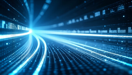 Elevate Brand Visuals with Dynamic Digital Lines and Balanced Arcs