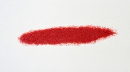 Bright Red Stain on White Background for Cleaning Use