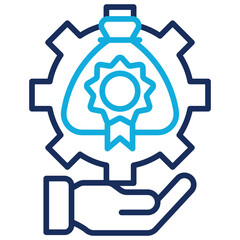 Obraz premium Brand Asset Management Icon