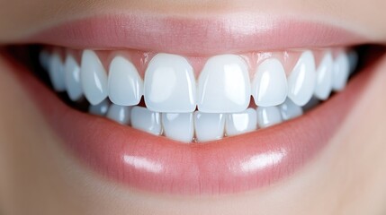 Fototapeta premium Healthy, bright smile with perfect teeth (2)