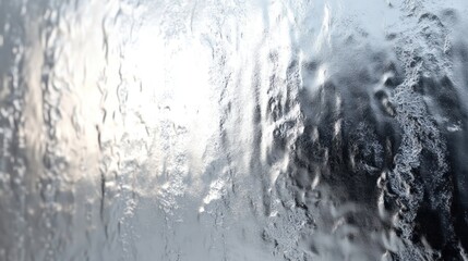 Frosted glass texture with light reflections