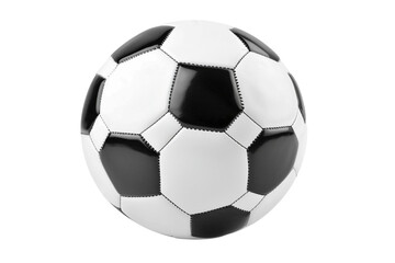 Obraz premium 3D Football, Isolated on Transparent Background