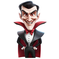 Cartoon Vampire Character Illustration
