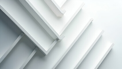 Fototapeta premium Futuristic Techno Stripes: Modern Brand Concepts with Minimal Arcs and Crisp White Voids