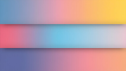 Fototapeta premium Flat Set of horizontal abstract web banner design template background three color. Suitable for web ads. Vector illustration with Space to add pictures. concept as Horizontal abstract web banner desig