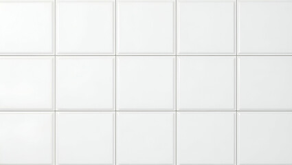 Modern Tech Essence: Stylish Rectangular Geometry Blocks in White
