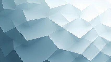 Obraz premium Futuristic Tile Design: Stepwise Polygons with Translucent Gradients and Crisp White Breaks for Modern Brand Visuals in Photo Stock Concepts