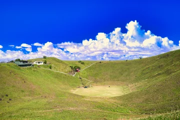 Fototapete Rund 伊豆半島の大室山の美しい景観 © san724
