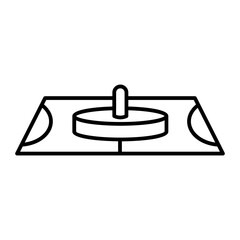 Air Hockey outline icon