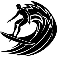 Beach Picnic Silhouette