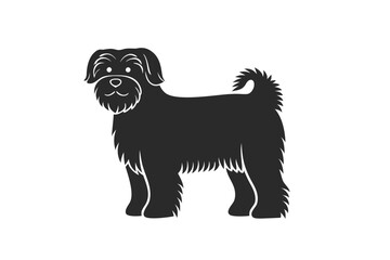 Maltese Dog silhouette vector illustration
