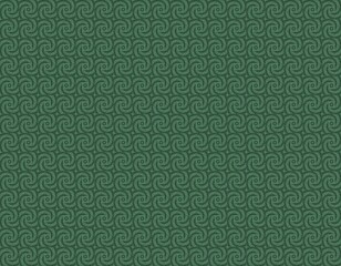 Floral ornament with swirl pattern, seamless paper  fabric