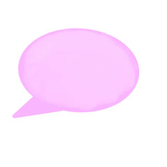 Title: Pink Speech Bubble | Chat Box | Text Balloon
