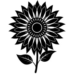 Sunflower Silhouette