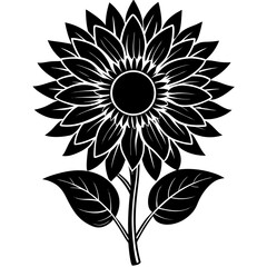 Sunflower Silhouette