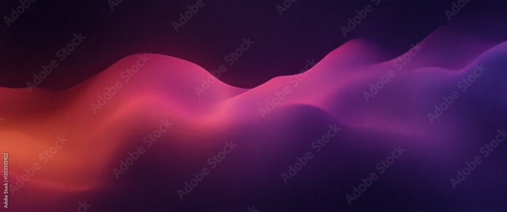 Poster Purple Pink Dark Gradient Background Blurred Soft Texture Abstract Design