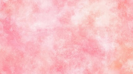 Abstract watercolor pink background with pastel peach color and dreamy nuance