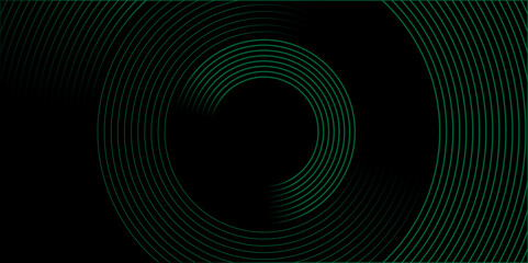 Green royal modern trendy abstract banner. Luxury abstract geometric light background. Modern lines pattern futuristic technology concept banner for cover, poster, presentation.
