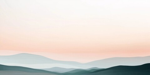 A modern, minimalist pastel-themed digital artwork with smooth gradients