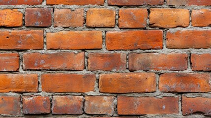 Obraz premium Textured brick wall with warm hues