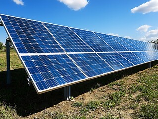Solar Panels Field for Blue Sky Energy.