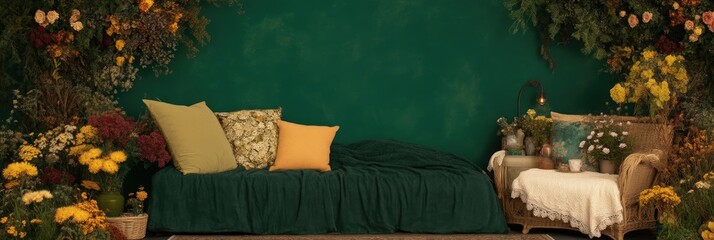 Autumnal Lounge Setting