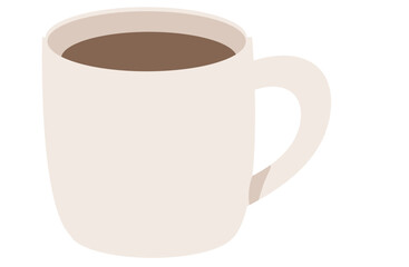 白いマグカップに入ったコーヒー